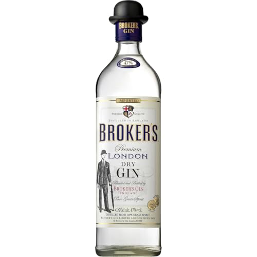 Brokers Gin Premium London Dry Gin 47% vol. (1 x 0.7 l) von Brokers