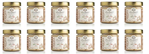 12x Brontedolci Crema Spalmabile di Mandorle Streichfähige Mandelcreme 190g in Glas aus Sizilien mit 40% Mandeln 12x Brontedolci Crema Spalmabile di Mandorle Streichfähige Mandelcreme 190g in Glas aus Sizilien mit 40% Mandeln von Brontedolci