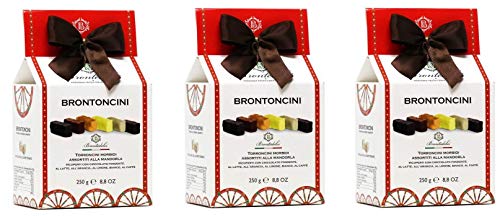 3x Brontedolci Brontoncini Torroncini Morbidi Assortiti alla Mandorla Weiches Nougat mit Mandeln verschiedene Sorten 250g Italienisches Produkt aus Sizilien 3x Brontedolci Brontoncini Torroncini Morbidi Assortiti alla Mandorla Weiches Nougat mit Mandeln verschiedene Sorten 250g Italienisches Produkt aus Sizilien von Brontedolci