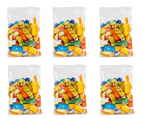 6x Brontedolci Brontoncini Torroncini Morbidi Assortiti alla Mandorla Weiches Nougat mit Mandel Verschiedene Sorten 250g Beutel 6x Brontedolci Brontoncini Torroncini Morbidi Assortiti alla Mandorla Weiches Nougat mit Mandel Verschiedene Sorten 250g Beutel von Brontedolci