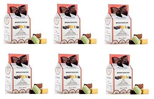 6x Brontedolci Brontoncini Torroncini Morbidi Assortiti alla Mandorla Weiches Nougat mit Mandel Verschiedene Sorten 250g 6x Brontedolci Brontoncini Torroncini Morbidi Assortiti alla Mandorla Weiches Nougat mit Mandel Verschiedene Sorten 250g von Brontedolci