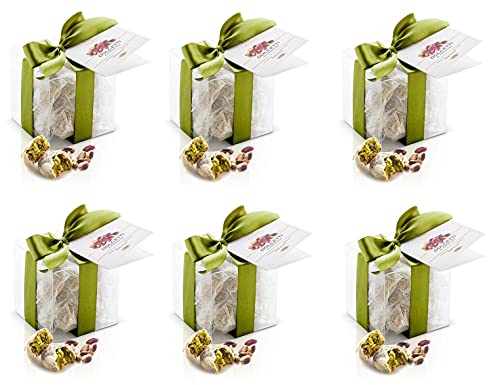 6x Brontedolci Dolcetti al Pistacchio Weihnachtssüßigkeiten mit Pistazien 150g von Brontedolci