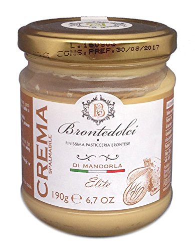 Süße Mandel-Creme (40 % Nussanteil) / Crema di mandorla 190 g, Italien / Brontedolci Süße Mandel-Creme (40 % Nussanteil) / Crema di mandorla 190 g, Italien / Brontedolci von Brontedolci