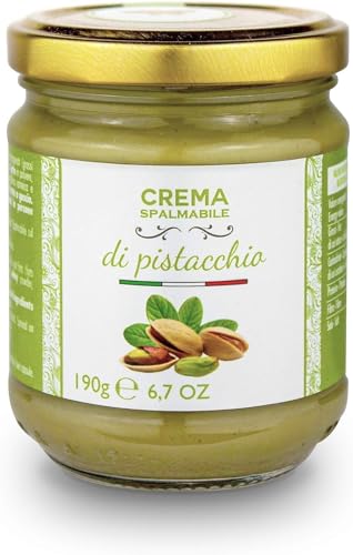 Brontedolci Pistaziencreme süß mit 40% Pistazien aus Sizilien (Ätna) 190 g Brontedolci Pistaziencreme süß mit 40% Pistazien aus Sizilien (Ätna) 190 g von Brontedolci