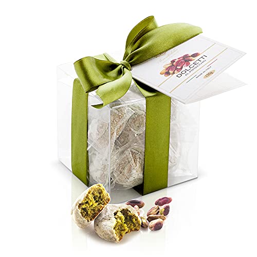 Brontedolci Dolcetti al Pistacchio Weihnachtssüßigkeiten mit Pistazien 150g von Brontedolci