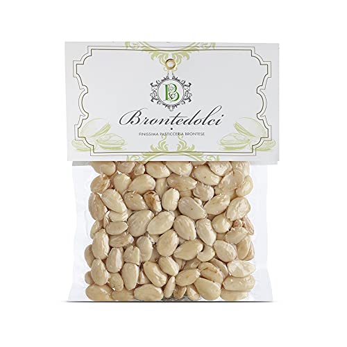 Brontedolci Mandorle Pelate Geschälte Mandeln Vakuumverpackt 100g von Brontedolci