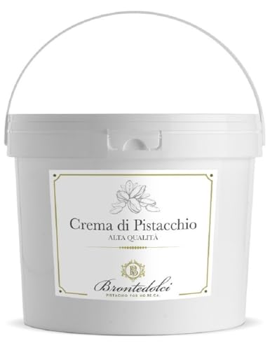 Brontedolci - Pistaziencreme mit 40% Pistazien aus Sizilien (Ätna) (1kg) von Brontedolci