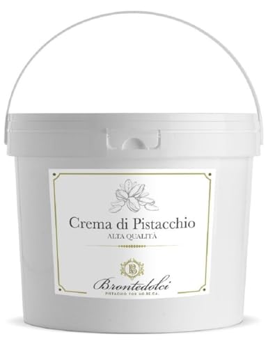 Brontedolci - Pistaziencreme mit 40% Pistazien aus Sizilien (Ätna) (500g) von Brontedolci