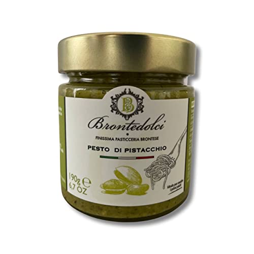 Pistazienpesto - Pesto Di Pistacchio - 190 g - Brontedolci - Italien Pistazienpesto - Pesto Di Pistacchio - 190 g - Brontedolci - Italien von Brontedolci