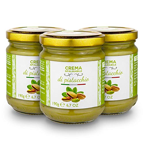 Süße Pistaziencreme | 40 % Pistazien | 3 x 190 g | Brontedolci | Italien Süße Pistaziencreme | 40 % Pistazien | 3 x 190 g | Brontedolci | Italien von Brontedolci