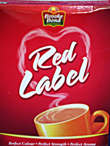 Brooke Bond Teetikett, 490 g, Rot Brooke Bond Teetikett, 490 g, Rot von Brooke Bond