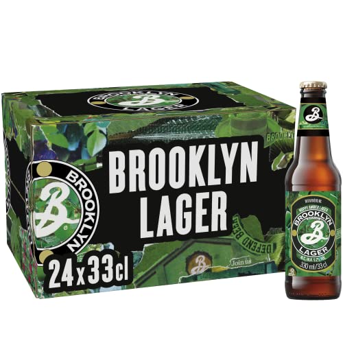 Brooklyn Brewery Hoppy Amber Lager Craft Beer (24 x 0,33 l) Flaschenbier von Brooklyn Brewery