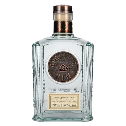 Brooklyn Gin Small Batch, amerikanischer handgefertigter Gin, 0,7l 40% Vol. (1 x 0,7l) von Brooklyn Gin