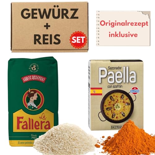 Paella Reis + Paella Gewürz + Paella Set Original Spanische Spezialitäten Paella Reis + Paella Gewürz + Paella Set Original Spanische Spezialitäten von BrosMart