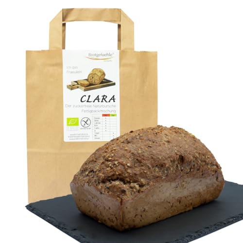 [Brotgefuehle] glutenfreie Brotbackmischungen in lecker - Fräulein Clara Vorteilspaket 10+1 - einfach & schnell zubereitet von Brotgefuehle