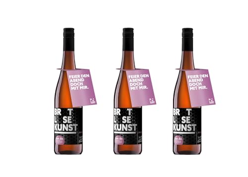 Brotlose Kunst Bio Wein rosé 3er Paket Weinkellerei Ruppertsberger Hoheburg eG von Brotlose Kunst