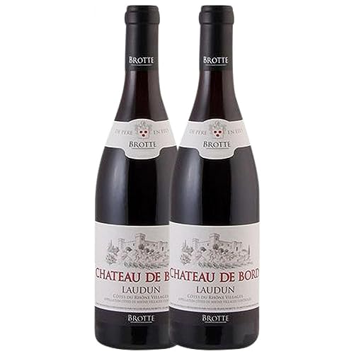 Brotte Laudun Côtes du Rhône Villages 75 cl (Schachtel mit 2 Flaschen von 75 cl) von Brotte