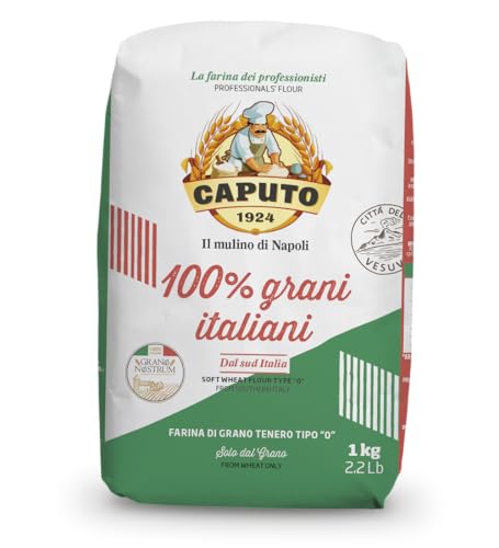 10x 1kg Caputo 100% Grani Italiani Tipo 0 von Brotzutaten einfach gutes Brot backen