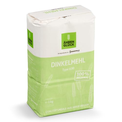 10x 1kg Dinkelmehl Type 630 ÄhrenGlück Spelt Flour von Brotzutaten einfach gutes Brot backen