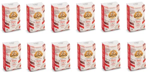 12x 1kg Farina Caputo Cuoco "Chef's Flour" Tipo 00 Pizzamehl Sparpack von Brotzutaten einfach gutes Brot backen