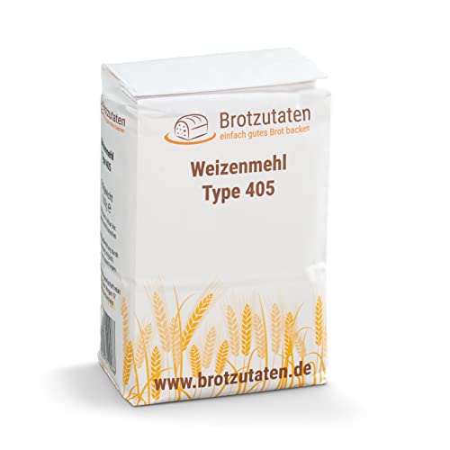 1kg Weizenmehl Type 405 Brotzutaten von Brotzutaten einfach gutes Brot backen