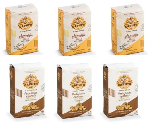 3x 1kg Caputo Semola Rimacinata + 3x 1kg Caputo Pasta Frecsa et Gnocchi 3x 1kg Caputo Semola Rimacinata + 3x 1kg Caputo Pasta Frecsa et Gnocchi von Brotzutaten