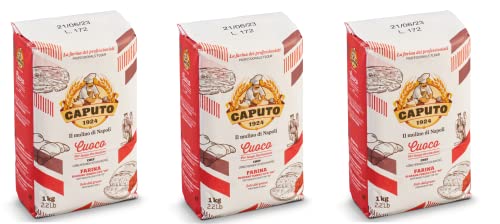 3x 1kg Farina Caputo Cuoco "Chef's Flour" Tipo 00 Pizzamehl Sparpack von Brotzutaten einfach gutes Brot backen