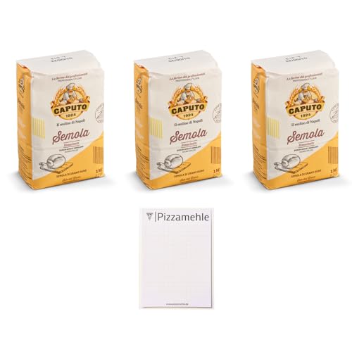 3x 1kg Farina Caputo Semola Rimacinata Hartweizenmehl inklusive Pizzamehle Notizblock Sparpack 3x 1kg Farina Caputo Semola Rimacinata Hartweizenmehl inklusive Pizzamehle Notizblock Sparpack von Brotzutaten
