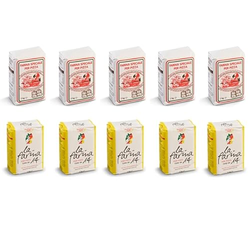 5x kg Frießinger Pizzamehl Tipo 00 + 5x 1kg La Farina 14 5x kg Frießinger Pizzamehl Tipo 00 + 5x 1kg La Farina 14 von Brotzutaten