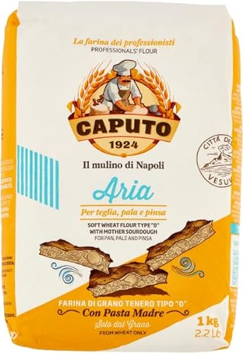 6x 1kg Caputo Aria Tipo 0 Weichweizenmehl mit Sauerteig von Brotzutaten einfach gutes Brot backen