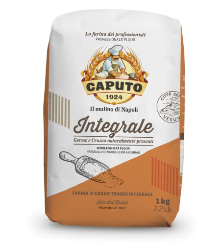 6x 1kg Caputo integrale Weizenvollkornmehl von Brotzutaten einfach gutes Brot backen