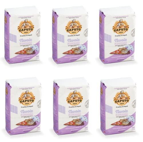 6x 1kg Farina Caputo Nuvola Pizzamehl Tipo 0 Sparpack von Brotzutaten einfach gutes Brot backen