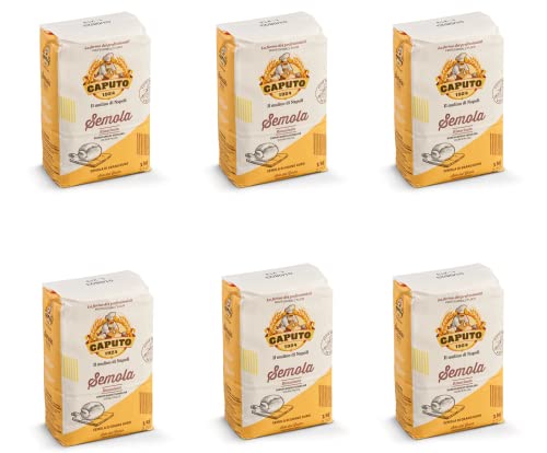 6x 1kg Farina Caputo Semola Rimacinata Hartweizenmehl Sparpack von Brotzutaten