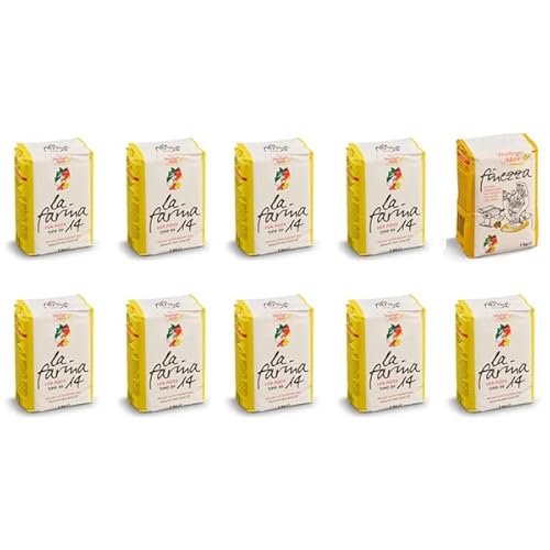 9x 1kg La Farina 14 + 1kg Finezza Semola Rimacinata 9x 1kg La Farina 14 + 1kg Finezza Semola Rimacinata von Brotzutaten