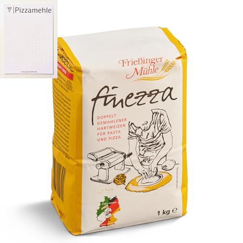 Brotzutaten - Finezza Hartweizenmehl Rimacinata 10x1kg mit Pizzamehle Notizblock # Friessinger Mühle Brotzutaten - Finezza Hartweizenmehl Rimacinata 10x1kg mit Pizzamehle Notizblock # Friessinger Mühle von Brotzutaten