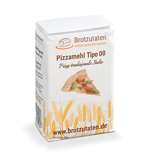 Pizzamehl Tipo 00 "Pizza tradizionale Italia" 1kg von Brotzutaten einfach gutes Brot backen