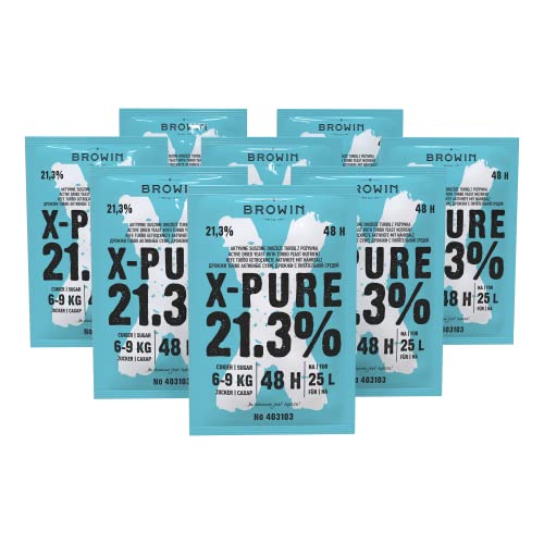 8x Turbohefe X-Pure Hefe hochqualitative Gärhefe bis 21,3% Alkohol in 48 h 8x Turbohefe X-Pure Hefe hochqualitative Gärhefe bis 21,3% Alkohol in 48 h von Browin