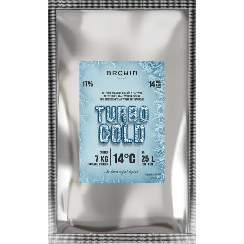 Browin 403403 Hefe Turbo Cold, Turbohefe mit speziell entwickeltem Nährsalz 120g von Browin