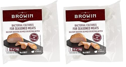 Browin 410017 Bakterienkulturen für reifendes Fleisch 2g, für 10kg Fleisch (Packung mit 2) von Browin