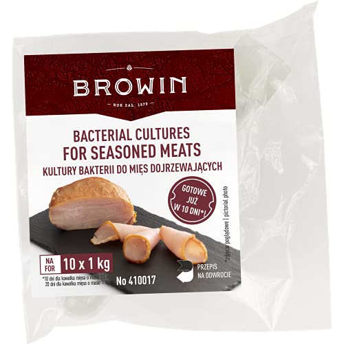 Browin 410017 Bakterienkulturen für reifendes Fleisch 2g, für 10kg Fleisch von Browin