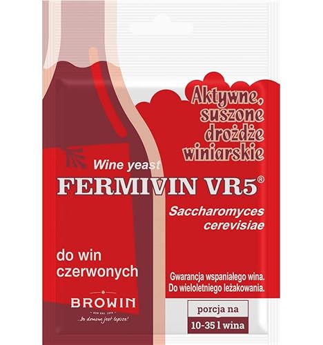 Weinhefe FERMICRU VR 5 Trockenhefe Weinhefe Reinzuchthefe 7g Weinhefe FERMICRU VR 5 Trockenhefe Weinhefe Reinzuchthefe 7g von Browin