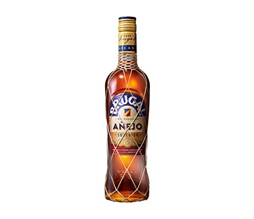 Brugal Añejo Ron Superior 5 Jahre | dominikanischer Rum | milder, bernsteinfarbener Premium-Rum | 38% Vol | 700ml Einzelflasche von Brugal