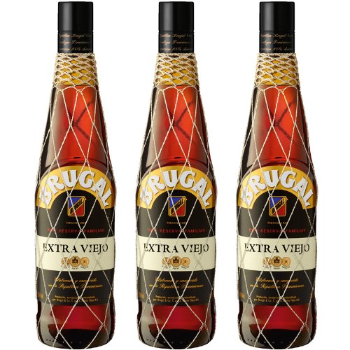 Brugal Ron Extra Viejo Rum Sparpaket 3 x 0,70 l von Brugal