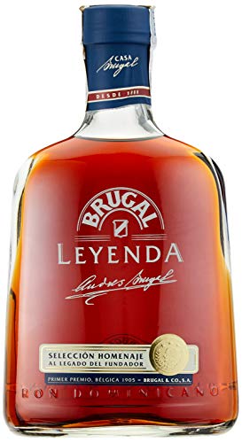 Ron BRUGAL Leyenda 38% vol, Premium Brauner Rum aus der Dominikanischen Republik, 10 Jahre Lagerung, Flasche 700ml von Brugal