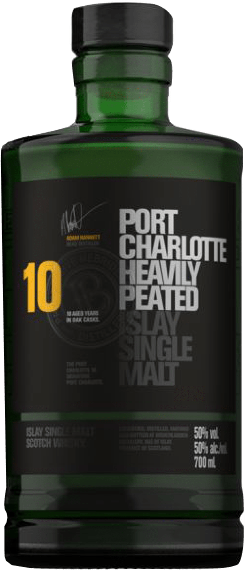 Port Charlotte 10 Year Old Heavily Peated Islay Single Malt Scotch Whisky Port Charlotte 10 Year Old Heavily Peated Islay Single Malt Scotch Whisky