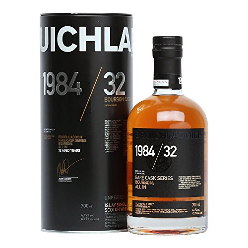 Bruichladdich 1984/32 Years Old RARE CASK SERIES Bourbon: All In + GB 43,7% Vol. 0,7 l von Bruichladdich