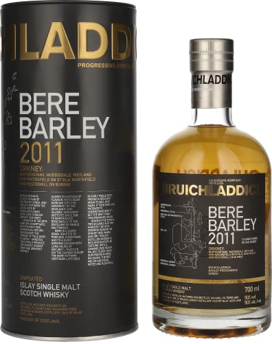 Bruichladdich BERE BARLEY 10 Years Old Islay Single Malt Scotch Whisky 2011 50% Vol. 0,7l in Tinbox von Bruichladdich