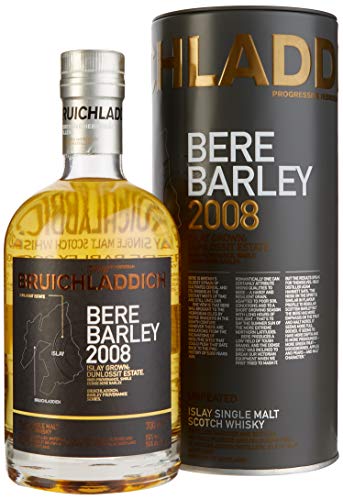 Bruichladdich BERE BARLEY Islay Grown: Dunnlossit Estate 2008 50% Vol. 0,7 l in Tinbox von Bruichladdich