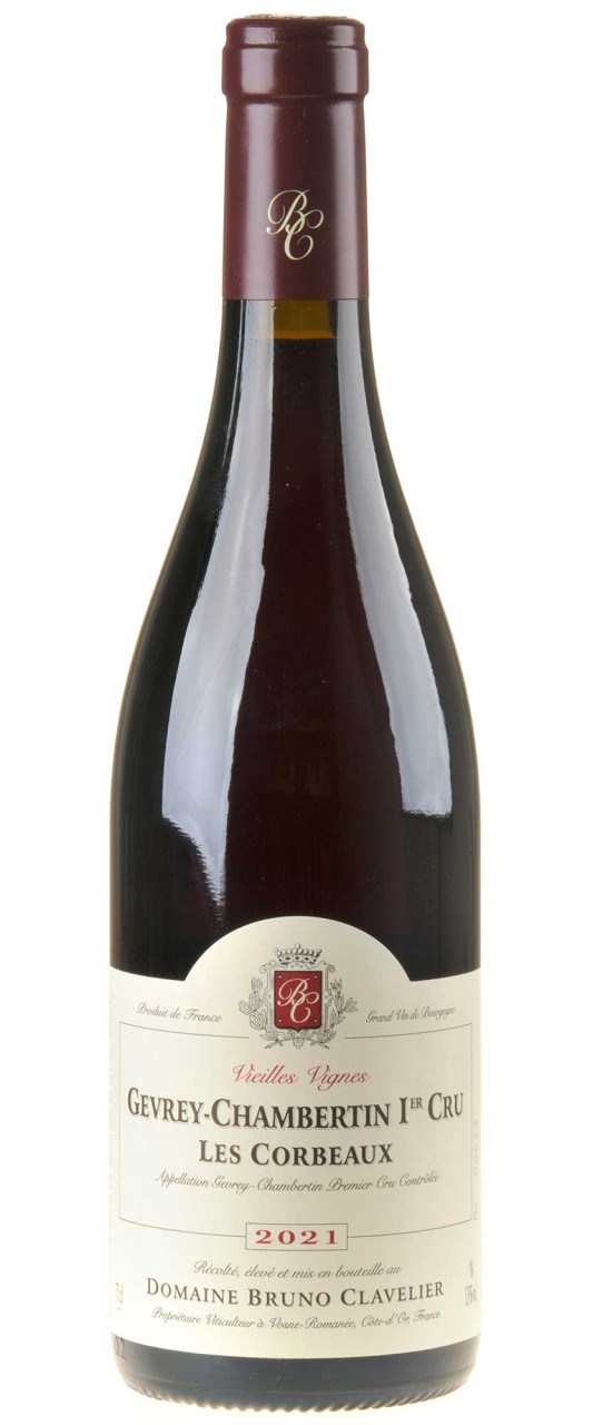 Bruno Clavelier Gevrey-Chambertin 1er Cru Les Corbeaux Bio 2021 von Bruno Clavelier