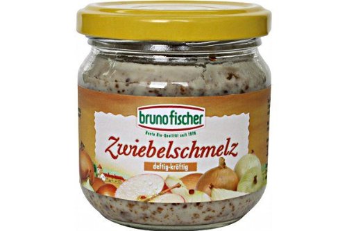 Zwiebelschmelz Brotaufstrich - deftig u. kräftig, 150g Zwiebelschmelz Brotaufstrich - deftig u. kräftig, 150g von Bruno Fischer